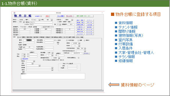 物件台帳（賃料）