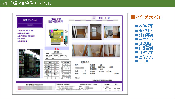 物件チラシ